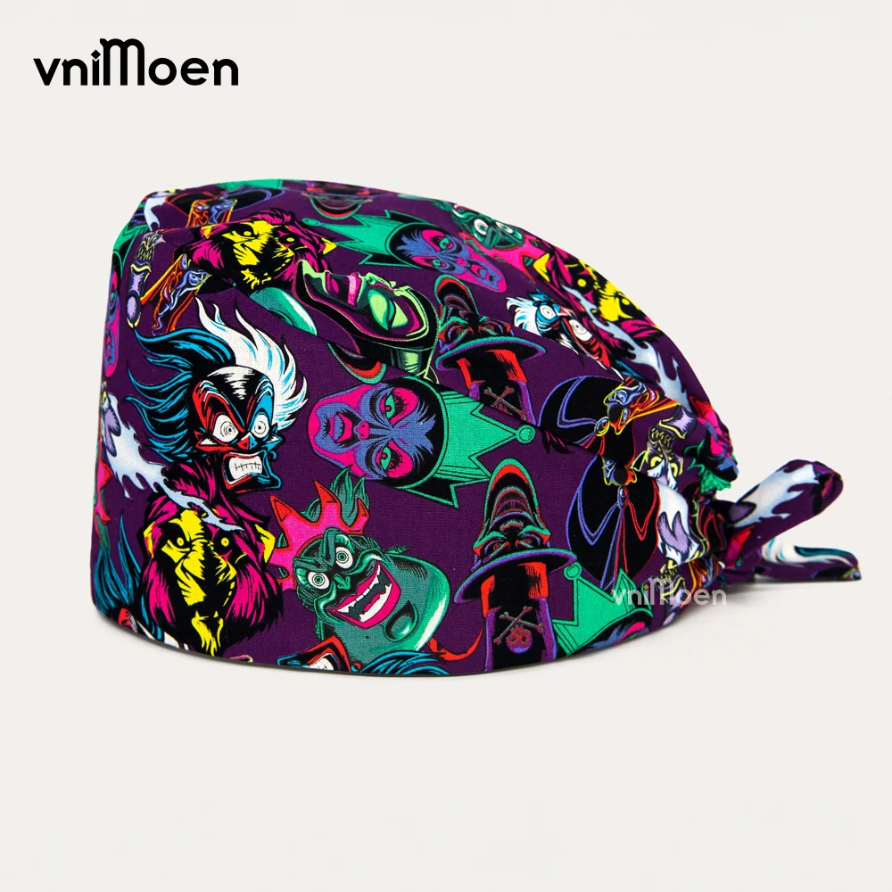 Medical Health Lab - Lab Scrubs Cap Katoen Ademende Cartoon