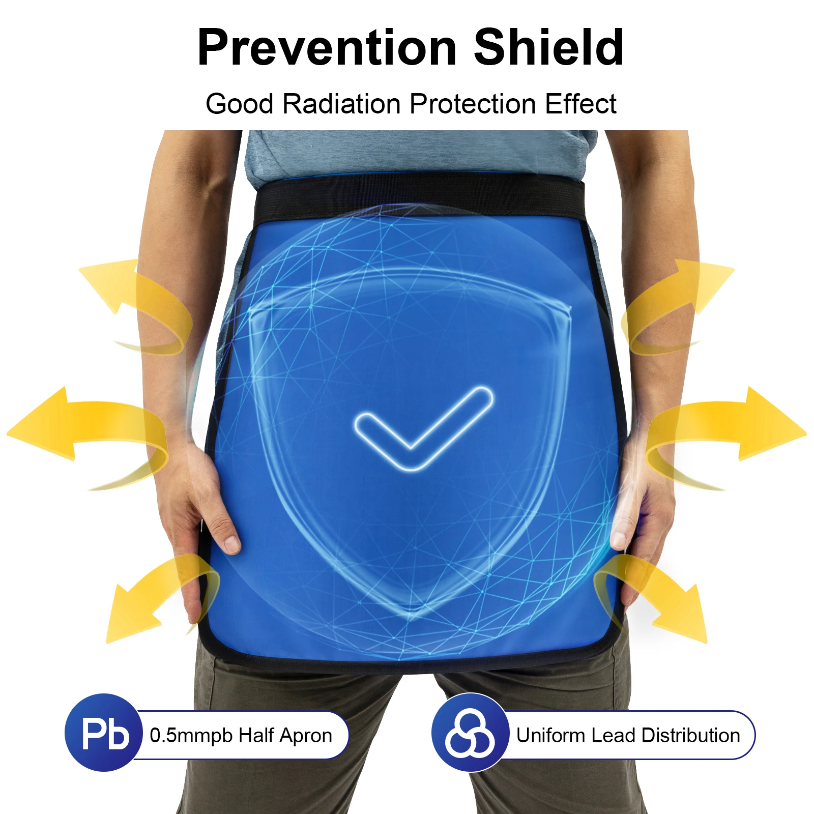 Halfschort van lood, 45x45 cm, - Xlab Medical recensie en prijs