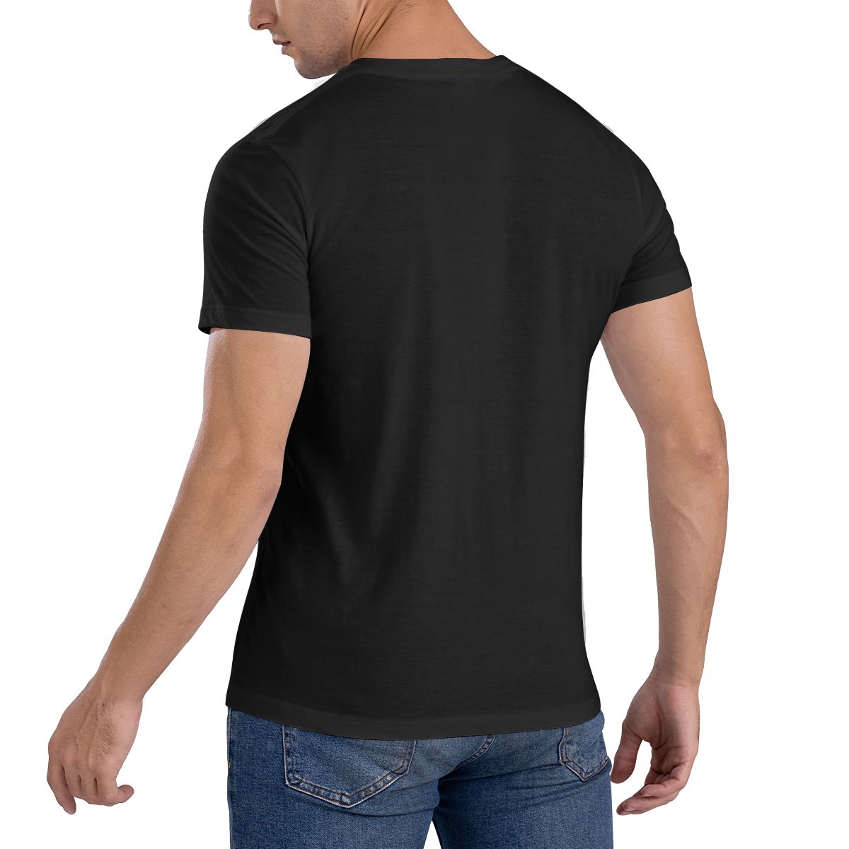 Zwart heren-T-shirt met ronde  - Medical Lab Graphics recensie en prijs